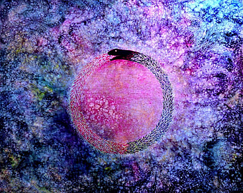 Ouroboros Batik, Snake, Fabric, Lavender, Pink, Ouroboros, Blue, Batik, FabricArt HD wallpaper