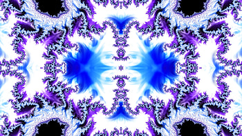 Trippy Psychedelic Fractal, trippy, psychedelic, aesthetic, blue, white, Abstract, fractal, abstract blue HD wallpaper