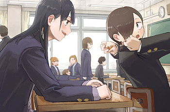 The Dangers in My Heart — Kyoutarou & Anna, Ichikawa Kyoutarou (The Dangers in My Heart), Anna Yamada (The Dangers in My Heart), Anime, The Dangers in My Heart HD wallpaper