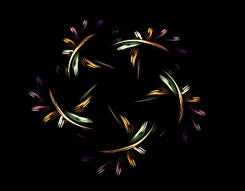 Abstract, Dark, Multicolored, Motley, Fractal, Strokes HD wallpaper