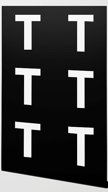 T Letter, Black and White HD phone wallpaper