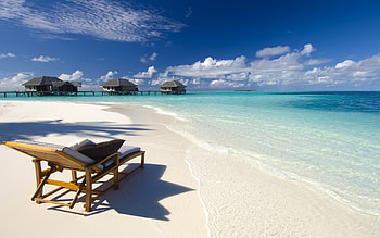 Clouds tropical sky, Maldives chair, Beach resolution, Scenic beauty HD wallpaper