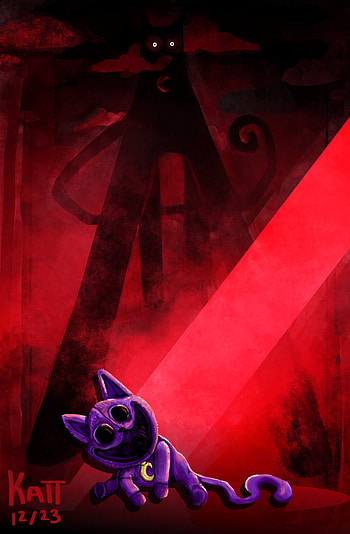 Poppy Playtime CatNap Character, video game HD phone wallpaper