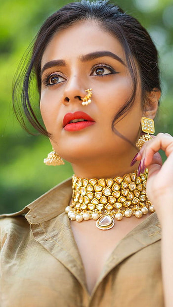 Sreemukhi, telugu actress, model HD phone wallpaper