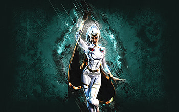 Fortnite Storm Skin, Fortnite, main characters, turquoise stone background, Storm, Fortnite skins, Storm Skin, Storm Fortnite, Fortnite characters HD wallpaper