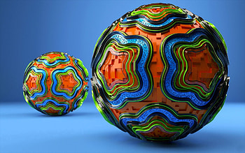 3D, Lines, Form, Ball, Dimensions (Edit), Dimension HD wallpaper