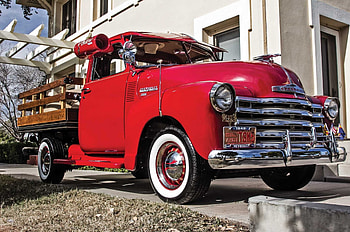 1949-Chevy-3100-Stake-Bed, 1949, Classic, GM, Red HD wallpaper