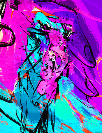 Abstract, Multicolored, Motley, Lines, Paint, Canvas HD phone wallpaper