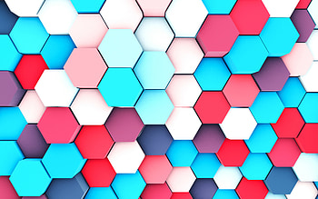 colorful 3D rhombuses, , rhombic 3D texture, rhombuses patterns, macro, 3D rhombuses, rhombic patterns, backgrounds with rhombuses, rhombic textures, rhombuses HD wallpaper
