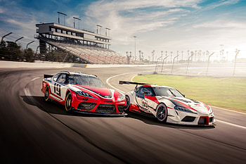 Toyota Supra, Toyota Gazoo, racing, race cars, 2018 HD wallpaper