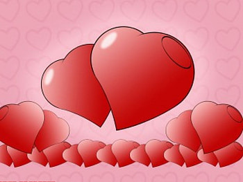 Hearts, love HD wallpaper