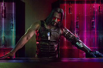 Cyberpunk 2077 Johnny Silverhand Game, keanu-reeves, cyberpunk-2077, games, cosplay HD wallpaper