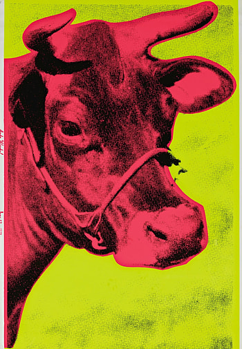 Andy Warhol, Cow art print, Feldman & Schellmann, Prints and multiples HD phone wallpaper