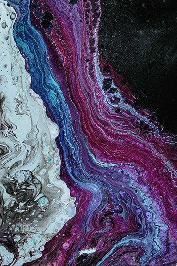 Abstract, Divorces, Multicolored, Motley, Lines, Paint, Stains, Spots HD phone wallpaper