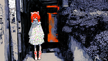 The Alley Cat Ghost, artist, artwork, digital-art, deviantart HD wallpaper
