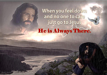 He is Always There, Jesus Christ, message, feelings, lord, love, caring, Savior, christian HD wallpaper