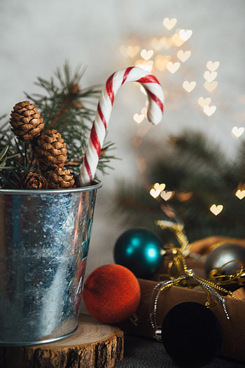 Holidays, Cones, New Year, Decorations, Christmas, Lollipop HD phone wallpaper