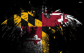 Flag of Maryland - Artistic - HD wallpaper