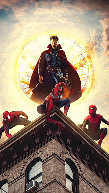 superhero, Doctor Strange, spider man, movie, Spider-Man: No Way Home HD phone wallpaper