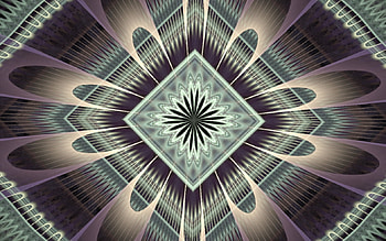 Fractal, gray, digital art, abstract HD wallpaper