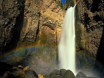 pic 2 tower falls, the bottom, sisty rainbow HD wallpaper