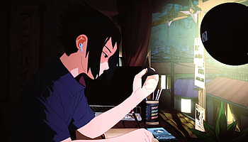 Sasuke Uchiha Lofi : Anime Vibes in High Definition, Anime, Naruto, Sasuke Uchiha, lofi HD wallpaper