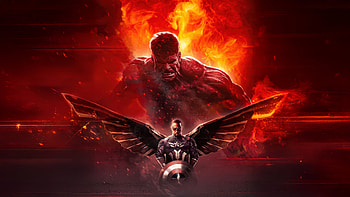 Red Hulk X Captain America, red-hulk, captain-america, captain-america-brave-new-world, superheroes, artwork, art, digital-art HD wallpaper