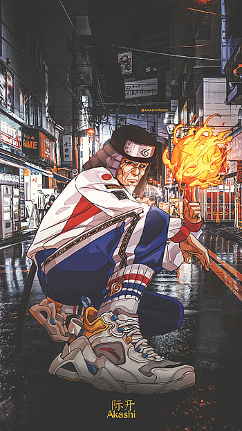 Hiruzen, naruto, sasuke, anime HD phone wallpaper