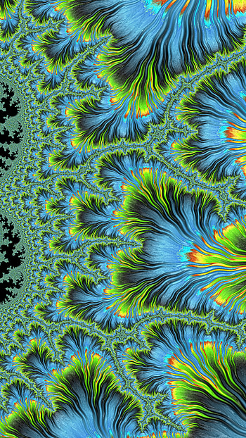 Fractal Art Trippy Psychedelic Background for Smart, Abstract, fractal HD phone wallpaper
