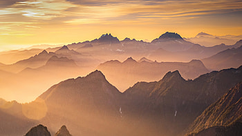 Beautiful Morning In Mountains , mountains, nature HD wallpaper