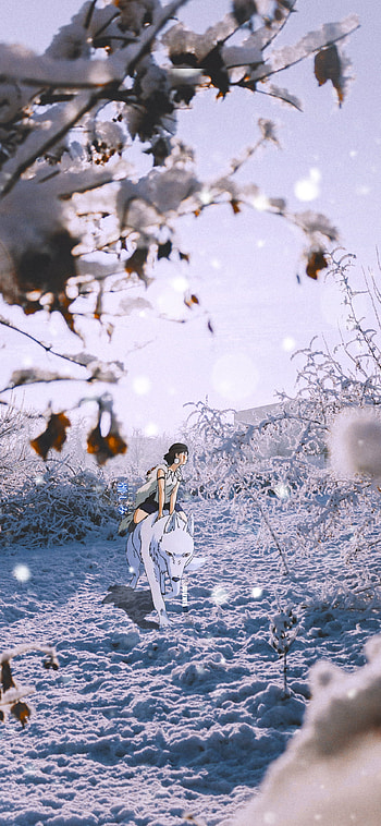 Princess Mononoke, studio, cartoon, mononke, ghibli, chihiro, girl, boy, animation HD phone wallpaper