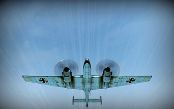 me 110, sea, raid, bomber, war HD wallpaper