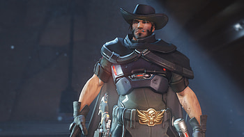 McCree, Blackwatch skin, Alternate appearance, Stylish and mysterious HD wallpaper