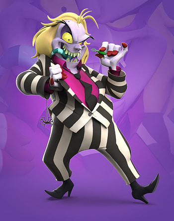 Beetlejuice cartoon, Classic animated series, Quirky characters, Supernatural humor HD phone wallpaper