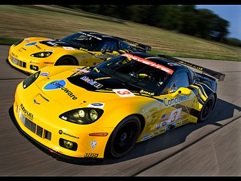 Chevrolet Corvette C6-R GT2 Duo 2009, c6-r, chevrolet, 2009, gt2, corvette, duo HD wallpaper