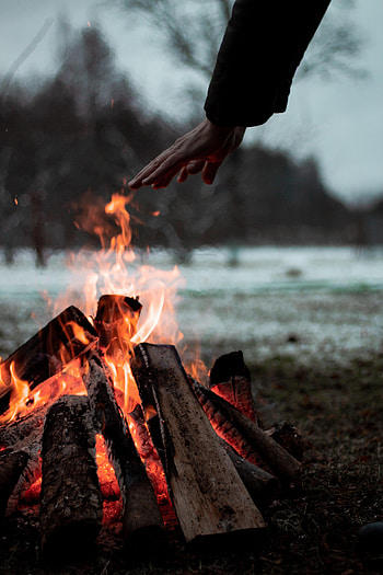 Fire, Bonfire, Hand, Flame, Miscellanea, Miscellaneous HD phone wallpaper