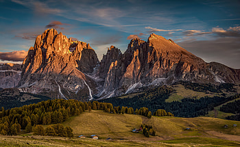Alpe Di Siusi In South Tyrol, mountains, nature HD wallpaper