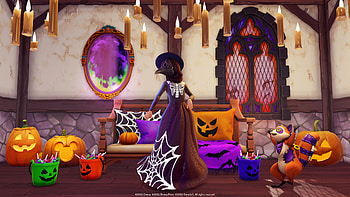 Halloween in Disney Dreamlight Valley, video game, Disney Dreamlight Valley HD wallpaper