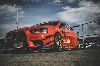 Cars, Sports, Races, Mitsubishi, Sports Car, Side View, Mitsubishi Lancer Evolution X HD wallpaper