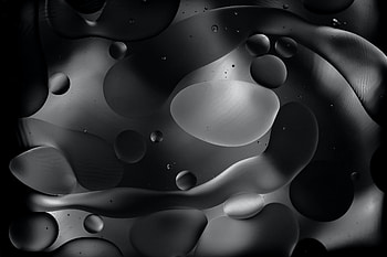 Abstract, Drops, Surface, Form, Forms, Metal, Metallic HD wallpaper