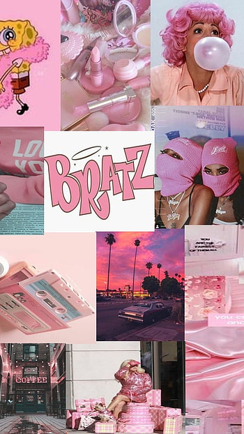 Baddie Pink, Pink Aesthetic, Collage HD phone wallpaper