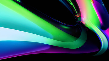 Light Stream Green Big Sur, big-sur, computer, abstract, stock, apple HD wallpaper