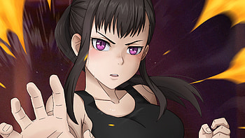 Maki Oze Fire Force HD wallpaper