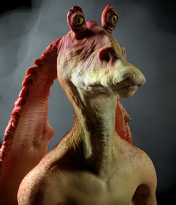 Marton Antal, Jar Jar Binks HD phone wallpaper
