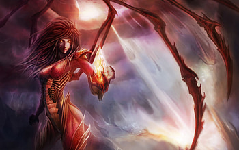 Starcraft II , Sarah Kerrigan edition, Iconic character, Legendary warrior HD wallpaper
