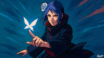 Konan, Anime, Naruto, Akatsuki (Naruto), Konan (Naruto) HD wallpaper