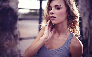 Rachel Yampolsky, babe, lady, model, blonde, woman HD wallpaper