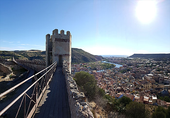 Bosa, GC7ARYQ cache, Castello Malaspina, Sardinian geocaching HD wallpaper