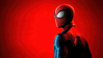 Spider-Man Costume Red Background Marvel's Spider-Man Miles Morales HD wallpaper