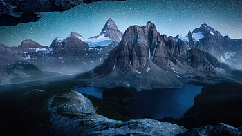 High In Mountains , mountains, nature HD wallpaper